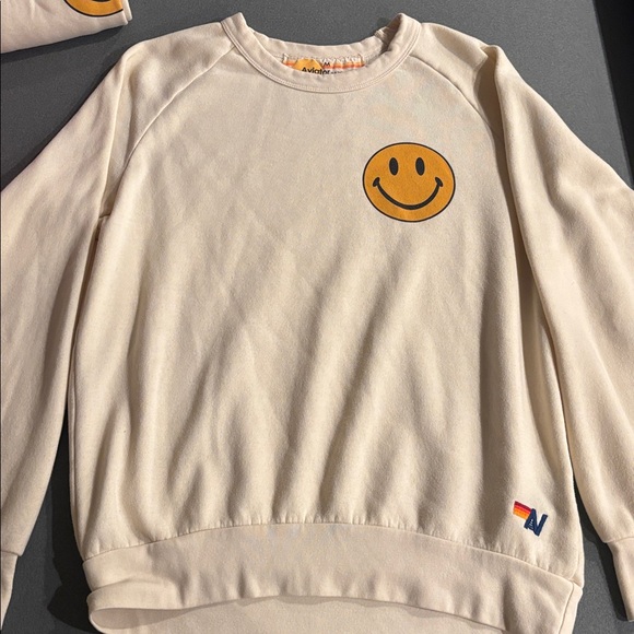 Aviator Nation Smiley Face Sweatshirt and Sweatpants (Set) - Picture 2 of 5